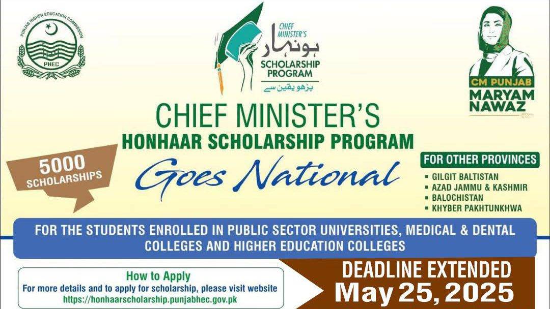 Honhaar Scholarship Program 2025 Deadline Extended