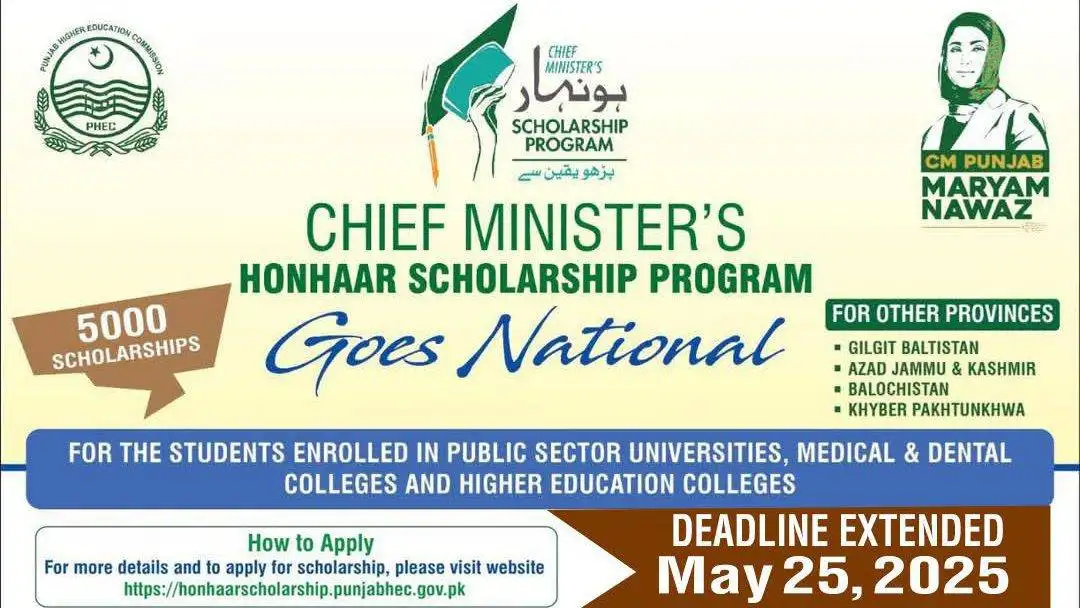 Honhaar Scholarship Program 2025 Deadline Extended