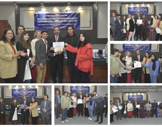 Youth Climate Fellowship 2025 Concludes with Innovation Challenge at UET Lahore