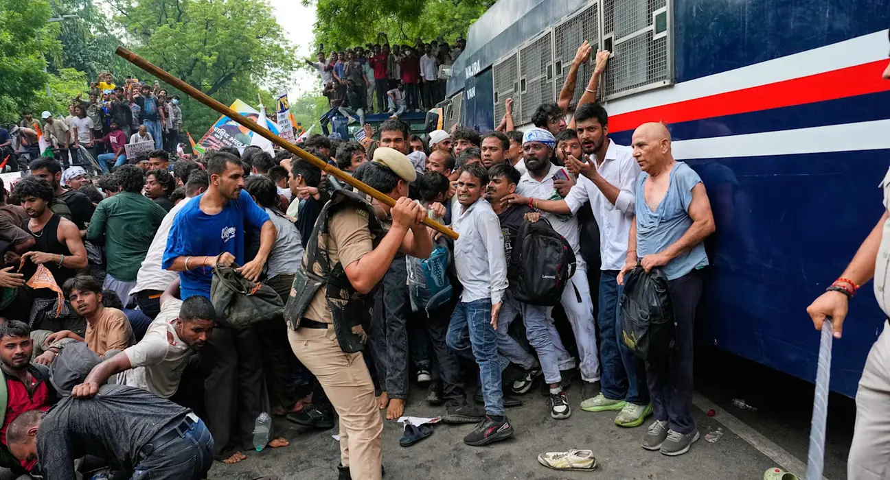 Delhi Sees Massive Student Demonstrations