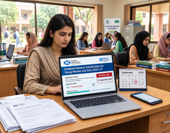 Scotland Pakistan Scholarships for Young Women and Girls 2026