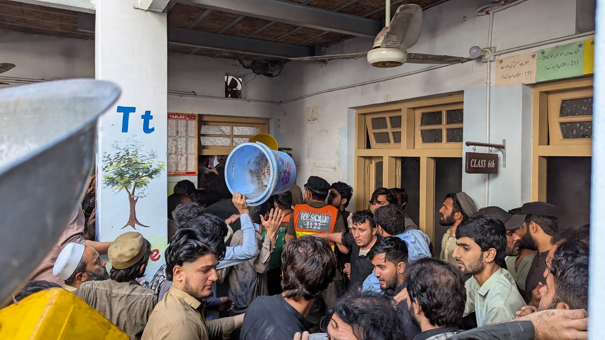 Peshawar School Roof Collapse Claims 18 Lives